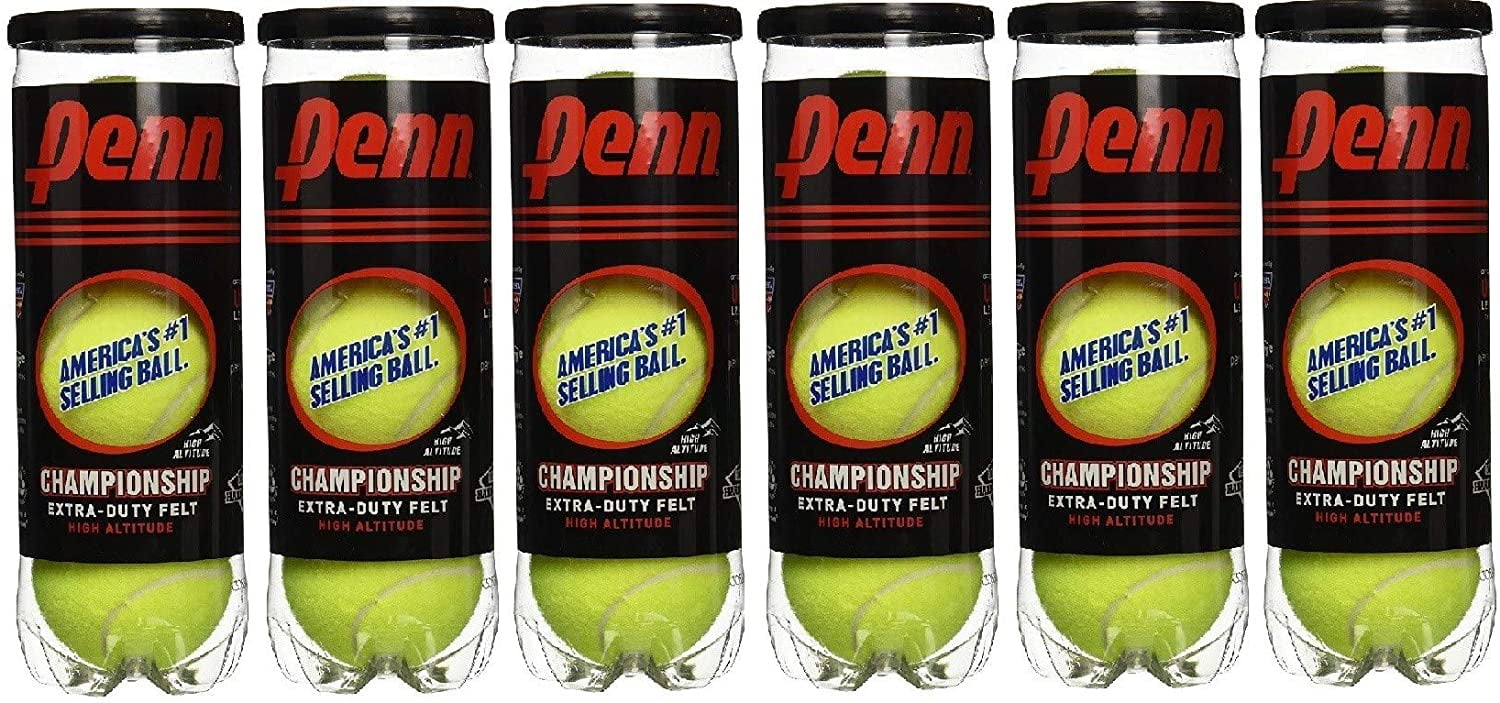 72Balls Wilson Championship High Altitude Tennis Balls WRT1002 CASE of 24 Cans 