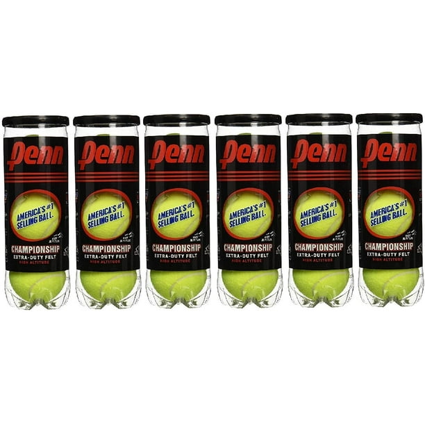 Penn Championship High Altitude Head Tennis Balls 6 Pack USTA & ITF