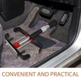 thumbnail image 3 of WESIEVYA Steering Wheel Brake Lock Black Steel Anti Theft Device for Cars 1Pcs, 3 of 8