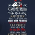 thumbnail image 3 of CafePress - Camping Rules T Shirt T Shirt - Women's Traditional Fit Dark T-Shirt, 3 of 4