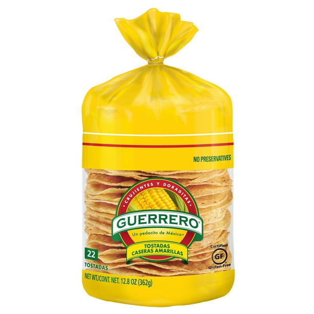 Guerrero Amarillas Clasicas Yellow Tostadas, 22 Count