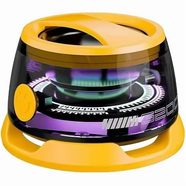 wonima11 G200 Magnetic Bluetooth Speaker - Portable Mini Bluetooth Speaker with Phone Stand, Game Mode, 7H Playtime, RGB Light, Perfect Teen Gift for Camping & Home Decor (Yellow)