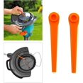 thumbnail image 5 of Naranja - para cortacésped Gardena 9823 9825, cuchillas de repuesto de plástico de 70 mm, paquete de 100, 5 of 5