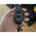 thumbnail image 5 of Black Carbon Fiber Pattern Key Fob Cover For Subaru 2013-up BRZ, 15-up Legacy Outback Crosstrek, 16-up WRX/STi, 17-up Forester Impreza Keyless Fob, 5 of 8