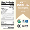 thumbnail image 2 of Rice, Jasmine White, 25LB BAG, USDA Certified Organic & GMO Free, Sustainable Farming Practices-Mountain High Organics, 2 of 6