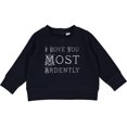 thumbnail image 2 of Inktastic I Love You Most Ardently Austen Baby Sweatshirt, 2 of 4