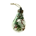 thumbnail image 3 of 2x Adornos de Bolas de Navidad LED, Bombilla Colgante de Bola de Navidad Transparente LED, Decoración de de Navidad para Fiesta, año Nuevo 2 piezas, 3 of 8