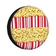 thumbnail image 1 of Fotbe Popcorn Funda de Llanta de Repuesto con Estampado, Engrosada, Ajuste Universal para Jeep, Remolque, RV, SUV, Camión-14 inch, 1 of 6