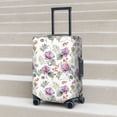 thumbnail image 2 of Lsque Orchids Flowers Printed Luggage Cover, Travel Luggage Protector,Scratch and Dirt Resistant, Fits 18-32 Inch Luggage - Medium, 2 of 9