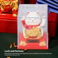 thumbnail image 3 of Solar Powered Lucky Waving Cat, Exquisite Craftsmanship Symbol Of Luck And Fortune Lucky Decor For  Car, 3 of 8