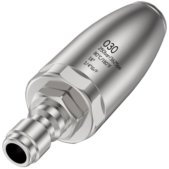 1/4inch 3625PSI Max Pressure Washer Tips, Turbo Nozzle Pressure Washer, Quick Connect Pressure Washer Nozzle, Power Washer Attachments