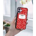 thumbnail image 5 of WIRESTER Shockproof Soft Rubber Cover Case for Apple iPhone 17 6.3" 2025, Red Composition Book, 5 of 5