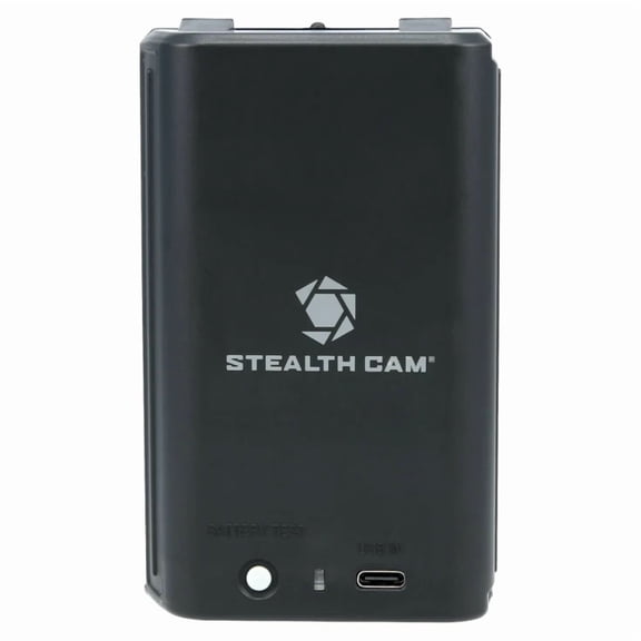 Stealth Cam FieldMAX Lithium-Ion High Capacity Battery Pack, 12V 5000mAh, USB Charging, High Capacity (STC-RLCMAXC)