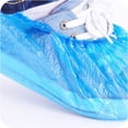 thumbnail image 3 of Cubierta desechable para zapatos, 100 unidades, cubierta impermeable de plástico grueso para lluvia para hombres y mujeres, 3 of 5