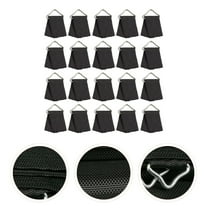 MLINS 40 Sets of Professional Trampoline Buckles Portable Trampoline Rings Replaceable Triangle Buckles