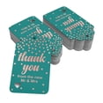 thumbnail image 2 of Inkdotpot Thank You From The New Wedding Bottle Tag Real Rose Gold Foil Favor Hang Tags Pack Of 50, 2 of 6