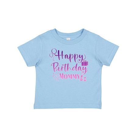 

Inktastic Purple Happy Birthday Mommy Gift Baby Boy or Baby Girl T-Shirt
