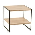 thumbnail image 3 of ClosetMaid 1310 Tier Square Wood Side Table with Storage Shelf, Natural, 3 of 5