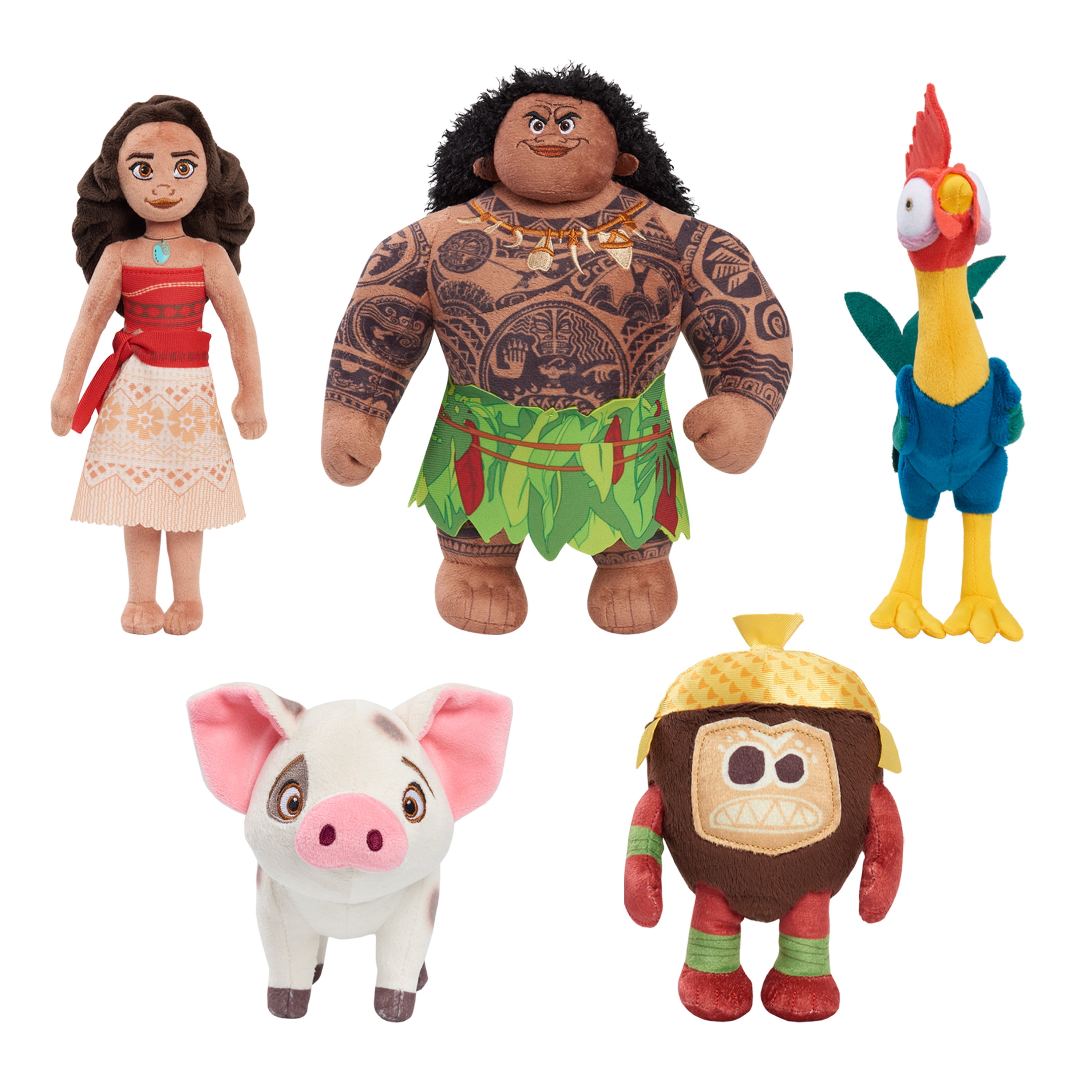 6 Disney Moana Action Figures Doll Kids Children Figurines Toy Cake Topper Decor 