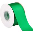 thumbnail image 4 of GFDYREE 2" Inch Double Faced Satin Ribbon Emerald Solid Polyester Craft Ribbon - 25 Yards Perfect for Gift Wrapping, Crafts, Wreath, Wedding Party Ceremony Decoration, Floral Arrangement, Se, 4 of 7