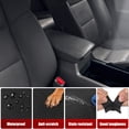 thumbnail image 5 of KBH Center Console Lid Cover Replacement for 2009-2014 Acura TSX Accessories, Leather Skin Upholstery Armrest Covering for Car, Black, 5 of 6