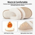 thumbnail image 3 of Ecetana Cozy Slippers for Women Indoor and Outdoor Fuzzy House Shoes with Memory Foam, 3 of 6