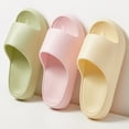 thumbnail image 4 of Modstep Cloud Slippers for Women and Men Pillow Shower Non Slip Slides Shoes Soft Thick Sole Quick Drying Dorm Bathroom Sandals Black 10, 4 of 5