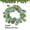 6.6ft, variant on Artificial Eucalyptus Leaves Foliage String Lights 16.4Ft 50 Lights Leaf Lights Warm Greenery Vines Garland and Table Runner Battery Operated Wedding Backdrop Wall Decor