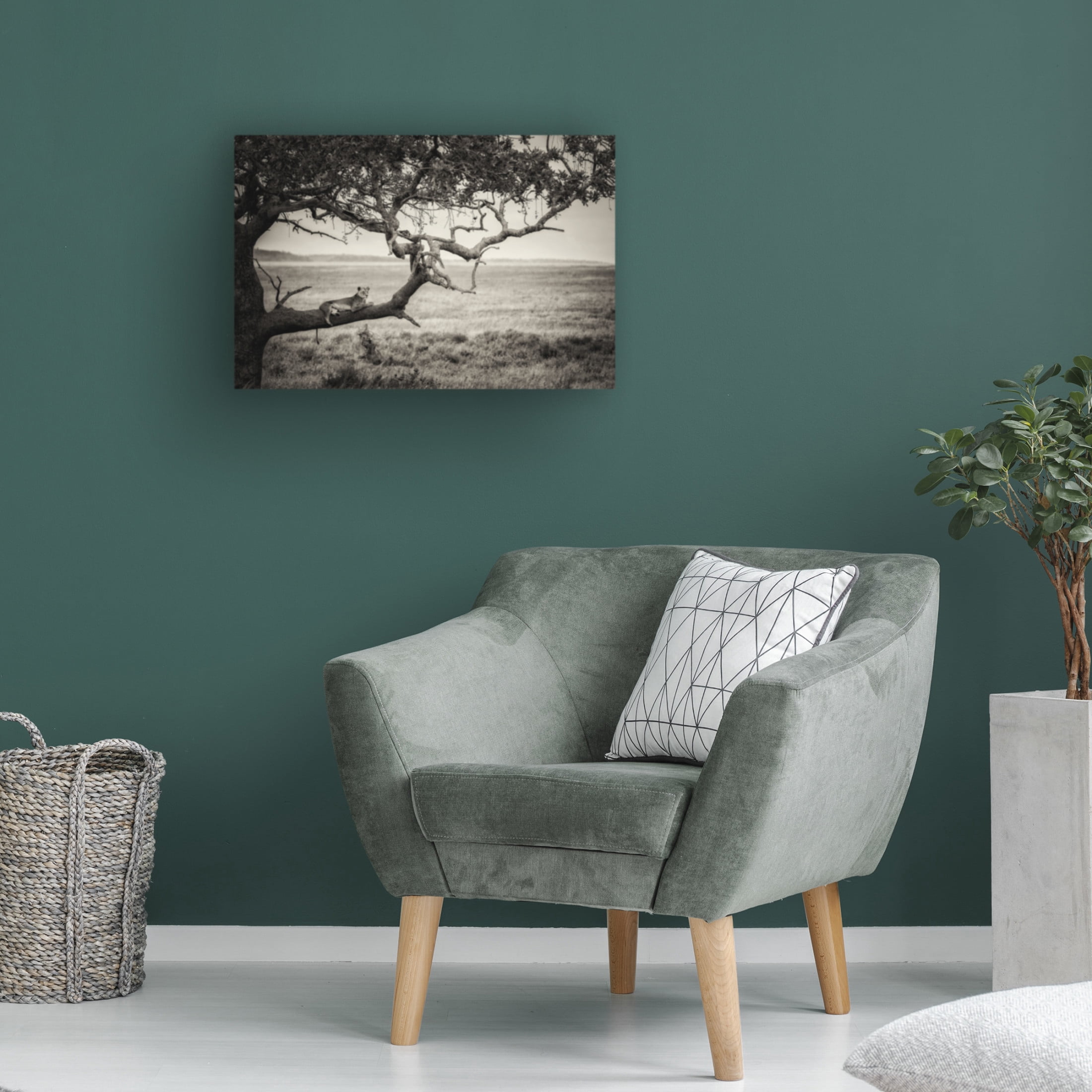 Canvas Wall Art - Mohammed Alnaser 'Queen' Wall Art for Living Room, Bedroom, or Office D?cor by Trademark Fine Art - 47 x 30 Inches