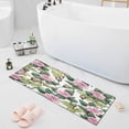 thumbnail image 3 of WOBOGO Pink Roses Carpet 39x20in Kitchen Bathroom Livingroom Plush Absorbent Non-Slip Floor Mat, 3 of 8
