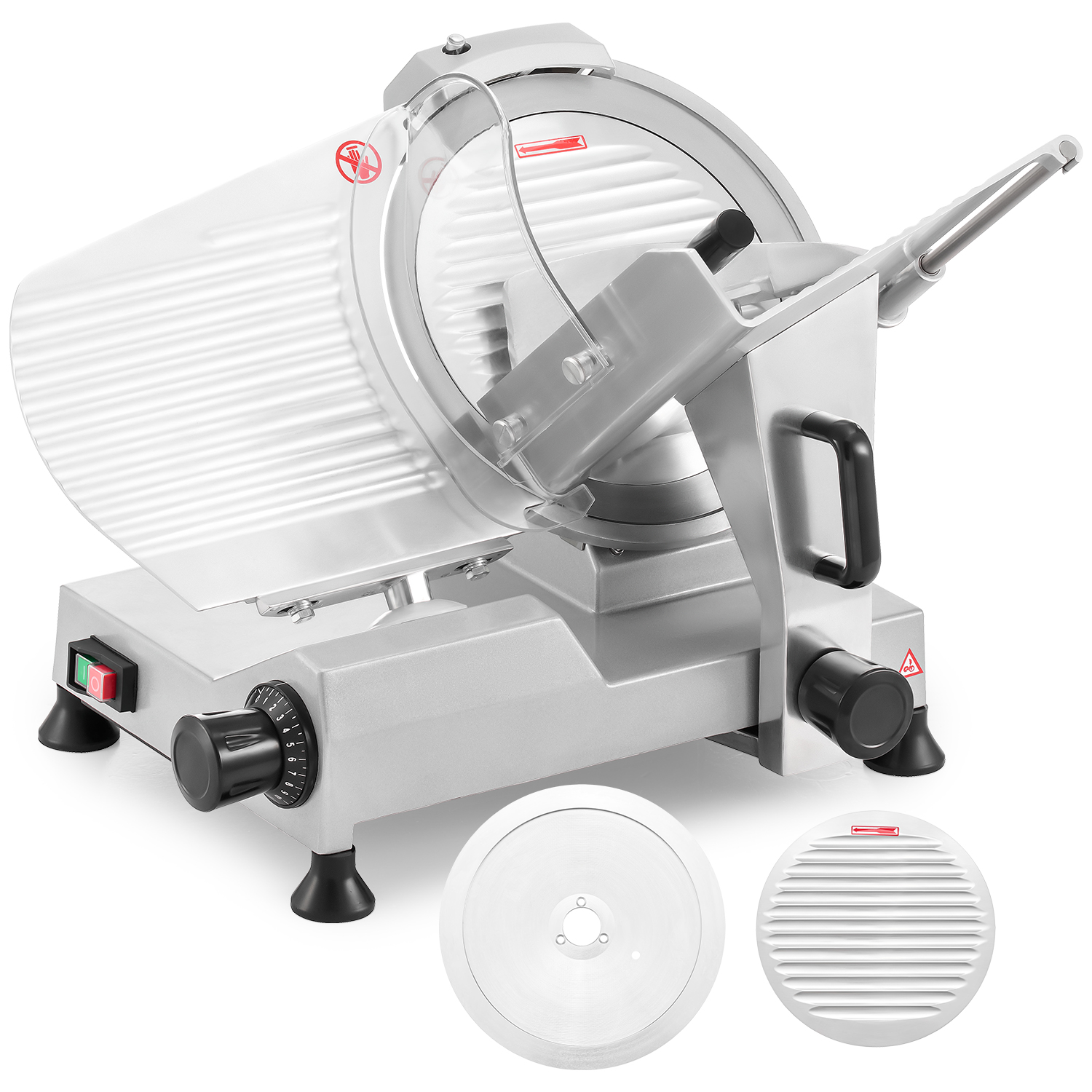250W Commercial Home Meat Slicer with 12" Blade Electric Cheese Food