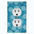 thumbnail image 1 of Metal Light Switch Plate Cover Colorful Safari African Tribal Art Pattern SFR029, 1 of 13