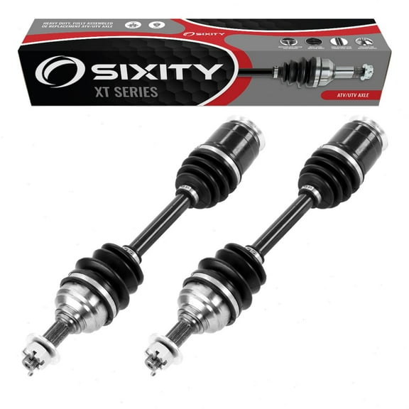 2 pc Sixity XT Front Left Right Axle compatible with Arctic Cat 500 1998-2001 - M/T 4X4