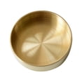 thumbnail image 3 of Bandeja de latón 2 uds Perfecl forma retro almacenamiento de escritorio 10 cm 14 cm color oro, 3 of 8