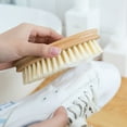thumbnail image 3 of Supvox Wooden Polishing Brush Assorted Color Easy Grip Durable for Shoes 2Pcs, 3 of 6