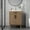 Brown, variant on 24" Bathroom Vanity with Sink, Vanity Combo with Two Soft Close Cabinet Doors, Modern Single Bathroom Cabinet Set with Metal Handles (White with Sink, 24)