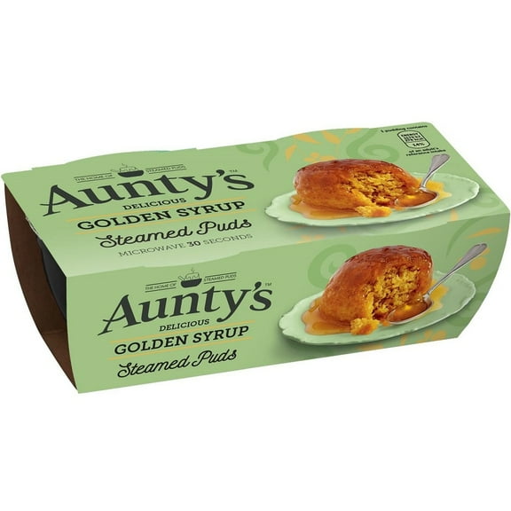 Aunty's Steamed Golden Syrup Puddings 2x95g (Pack of 6)