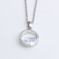 Necklace Pendants Disc Pendant Necklace Rose Initial Necklace Preppy