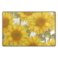 thumbnail image 2 of Non-Slip Area Rug 31"x20" Indoor Washable Floor Mats Carpet Printed for Living Room, Bedroom, Home Decor Sunflowers Pattern, 2 of 7