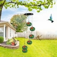 thumbnail image 4 of SPOORYYO Angel Wind Chime Metal Hanging Decoration with Bells Wing Painted Hummingbird Outdoor Garden Decor Sunlight Refractor Gift for Home Crafts Bird Feeder Pendant Ornament, 4 of 5