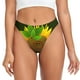 thumbnail image 1 of Balery Sunflower3 Tangas de Algodón para Mujer con Estampado – Ropa Interior Sexy, Transpirable, G-string-Small, 1 of 1
