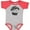 Heather and Red, variant on Inktastic Happy Father's Day Parent-Child Fist Bump Boys or Girls Baby Bodysuit