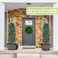 thumbnail image 3 of Bibana Artificial Rose Tree 3FT- Fake Floral Plant Tree in Pot- Decorative Topiary Plant - Cement Filled Potted Faux Flower Plant for Home Office Porch Decor Indoor Outdoor(set of 2), 3 of 6