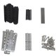 thumbnail image 1 of A Set Guitar Humbucker Pickup Kits Producing Accessories/Cupronickel Baseplate/Spacer/Bobbin/ Pole S, 1 of 5