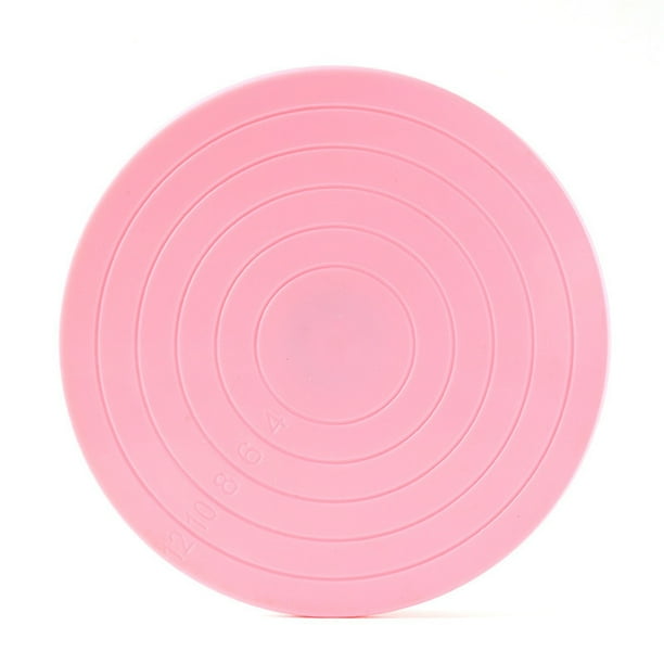 Plataforma giratoria para decoración de tartas de 5,5 pulgadas (rosa)