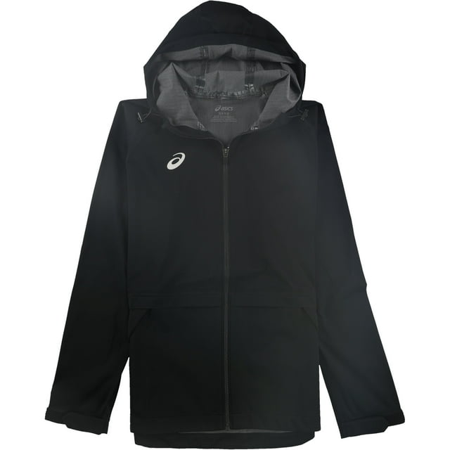 ASICS Womens Team Raincoat black 2XL