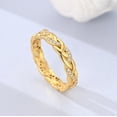 thumbnail image 5 of MULA Original Sparkling Weaving 925 Sterling Silver Finger Ring Golden Color AAA Zircon For Women Birthday Wedding Gift Jewelry, 5 of 6