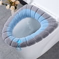 thumbnail image 4 of MesaSe 2Pcs  Soft Washable Thick Toilet Seat Cover Home Hotel Closestool Pad, 4 of 10