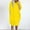 Yellow, variant on Ayolanni White Women’S Dresses Knee-Length Long Sleeve Solid Dresses Dresses for Juniors and Women S