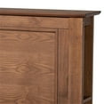 thumbnail image 5 of Bowery Hill Ash Walnut Finished Wood King Size Platform Storage Bed, 5 of 11